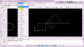 CorelCAD Aligning objects
