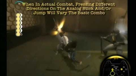 Prince of persia sands of time : Lesson 3 : Combat