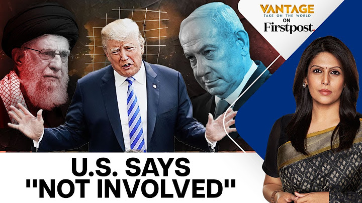 Did Trump Know About Israel's Strikes on Iran? | Vantage with Palki Sharma | N18G