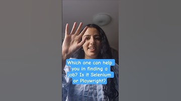 Selenium Or Playwright - Job Market #automationtestingtools #qajobs #techjobs #techjobs2025 #sdet