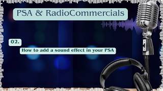 2) How to add a sound effect in your PSA