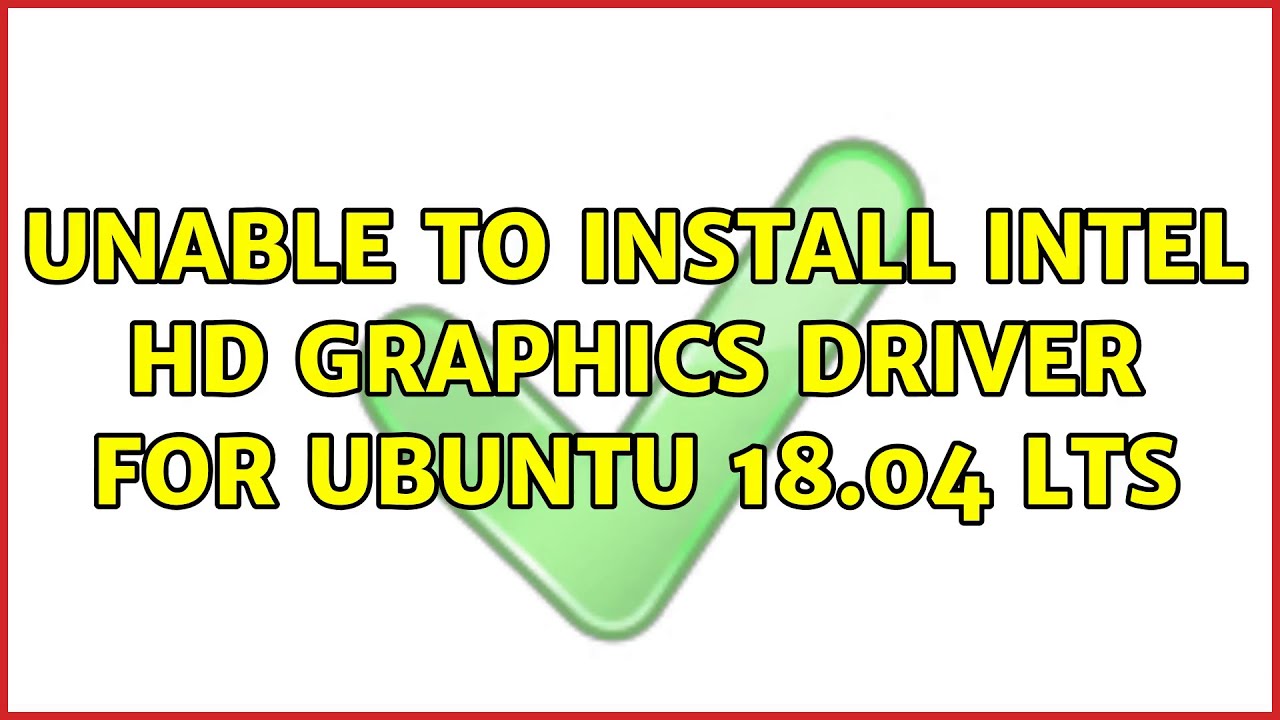 ubuntu intel graphics driver 16.04