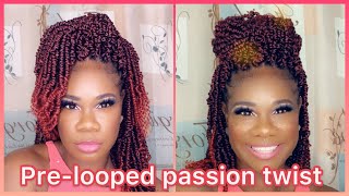 How To: Crochet Braids Over #Micrloocs / #Sisterlocs / Pre-looped Passion Twist Crochet Braids