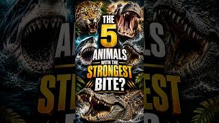 WHAT ARE THE 5 ANIMALS WITH THE STRONGEST BITE?#Animals #Wildlife #NatureFacts