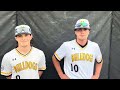 Adrian College Baseball - Postgame Interview with Ambrose Horwath and Jack Boike (4/3/26)