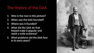 The Gaelic Revival: The GAA