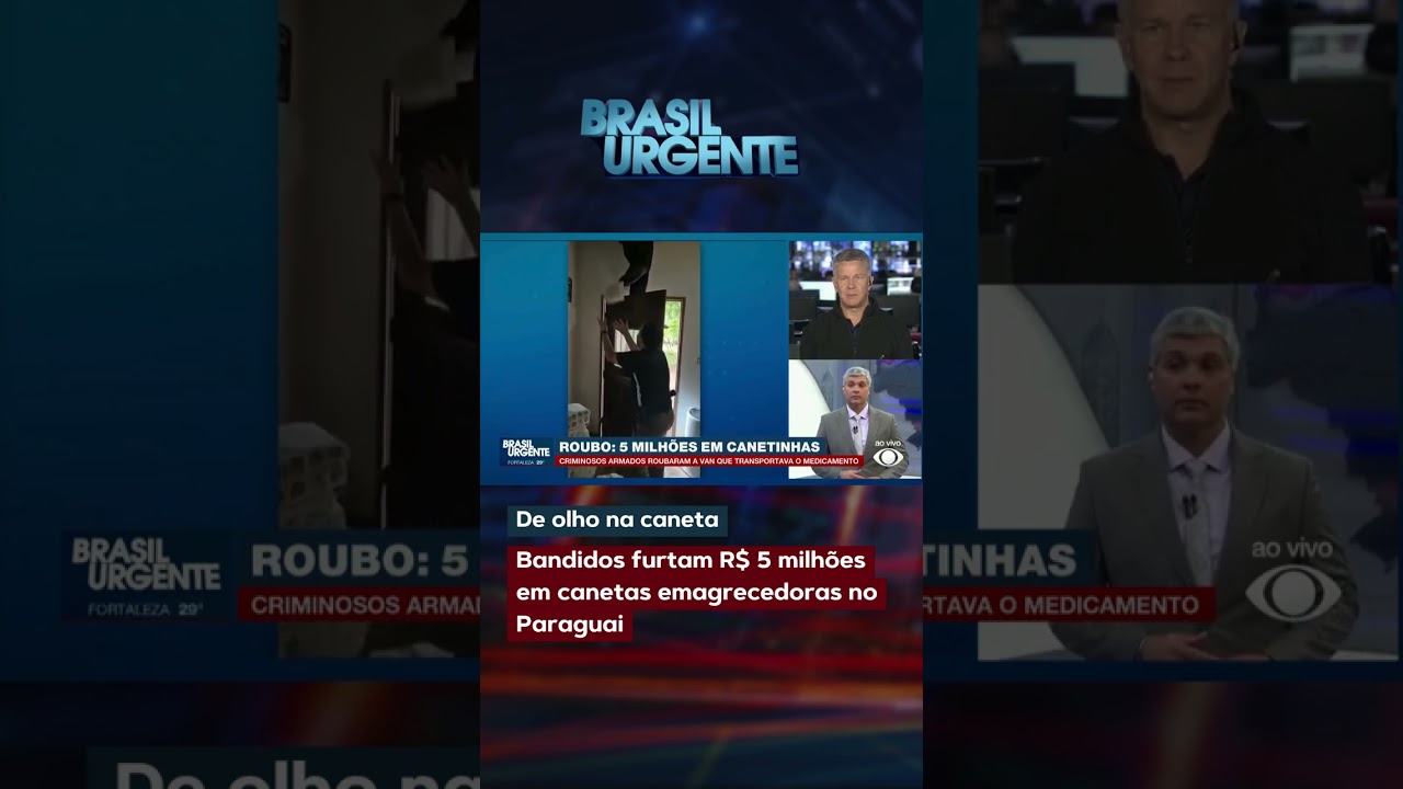 Bandidos furtam R$ 5 milhões em canetas emagrecedoras no Paraguai