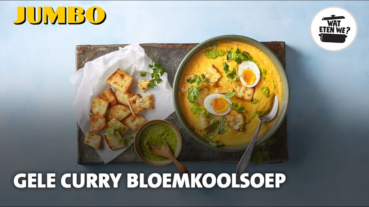Wat eten we? Gele curry bloemkoolsoep