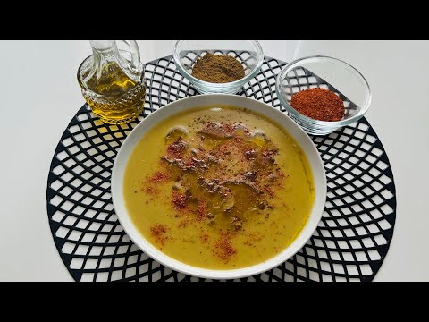 Comment faire la Bissara 😍/ purée de pois cassés à la marocaine / بيصارة