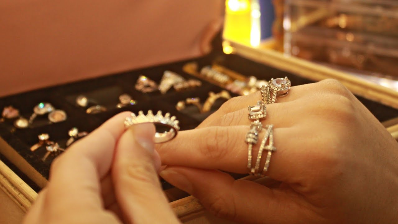 TOUR pelos meus acessórios - anéis - Bijuteria Shein, Shopee, folheados e aço.