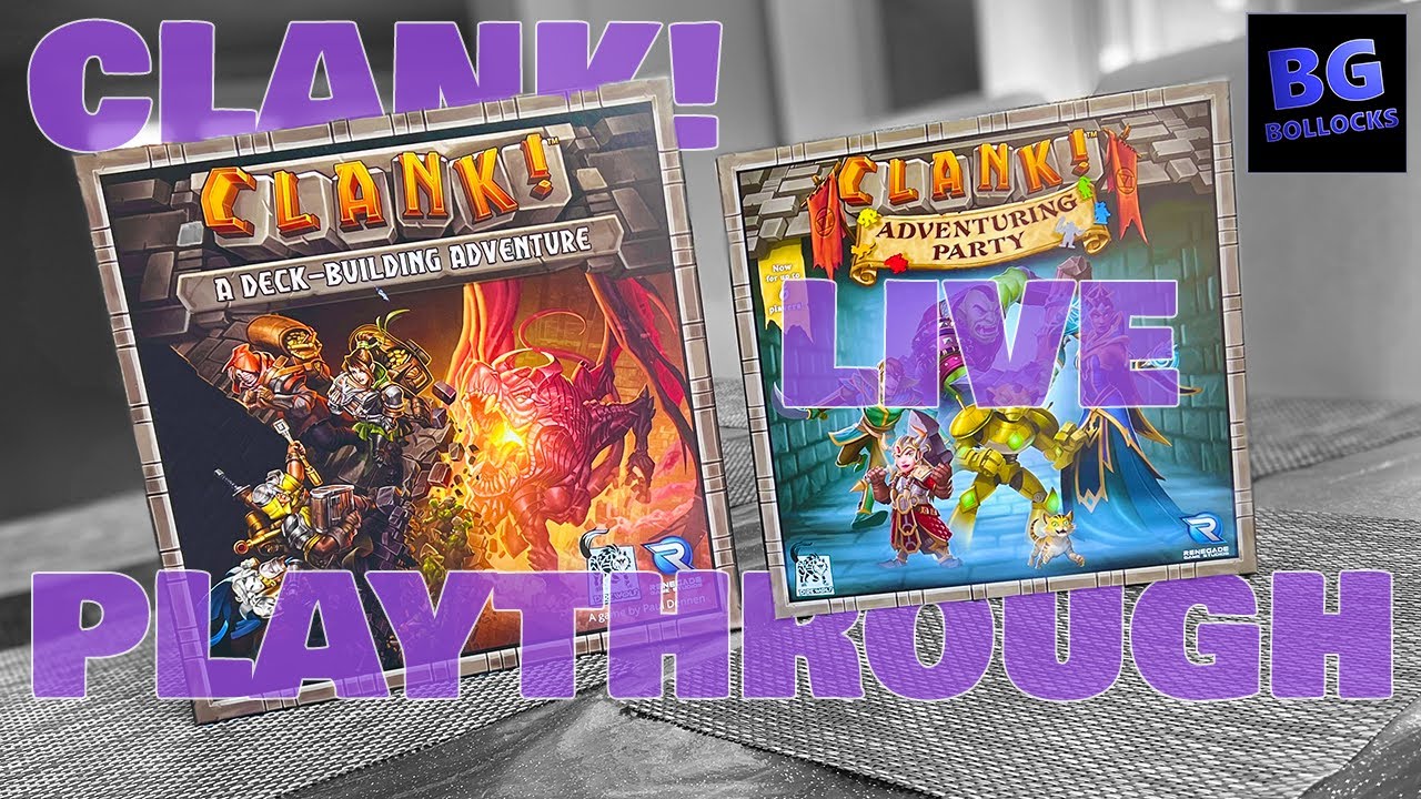 Clank! Board Game Live 4 Player Playthrough