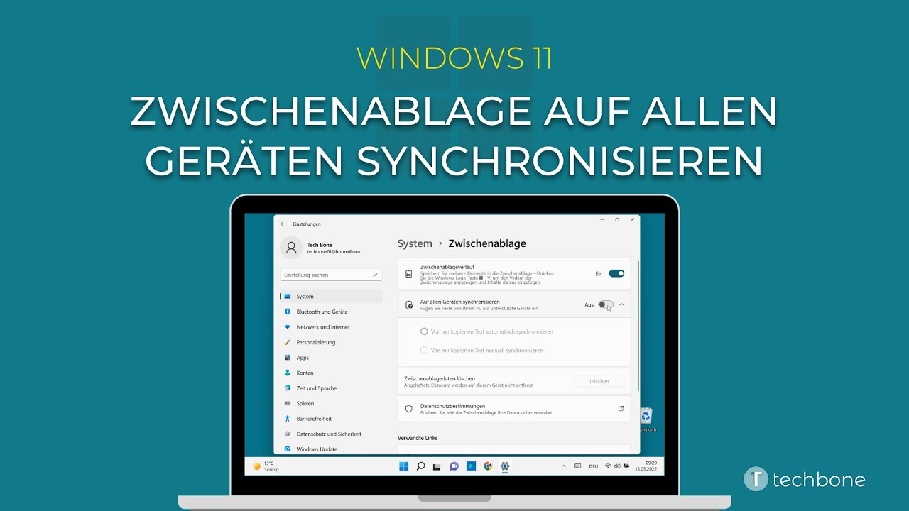 Zwischenablage synchronisieren [Windows 11] YouTube