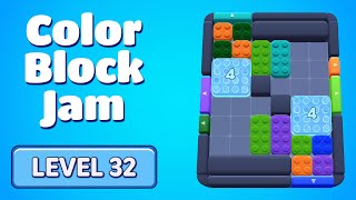 Color Block Jam Level 32 | Every Puzzle Solved! 🎯