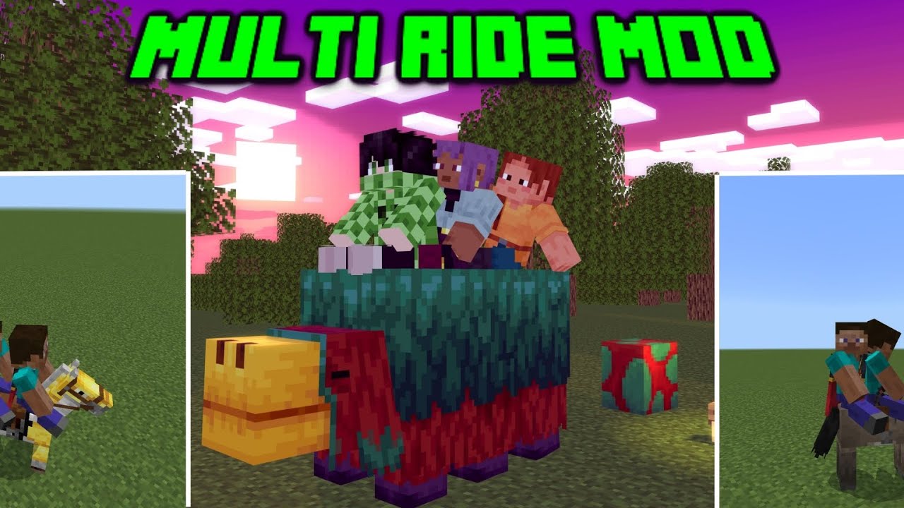 Multi-Ride Mod Minecraft