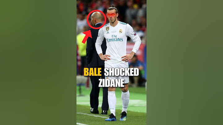 Bale Shocked Zidane 😳 #shorts