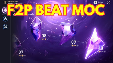 My FIRST Memory of Chaos Floor 10 Clear As F2P | Honkai Star Rail