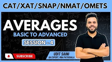 Averages Session 04 || CAT Preparation 2024 || Quantitative Aptitude || By Udit Saini #cat2024
