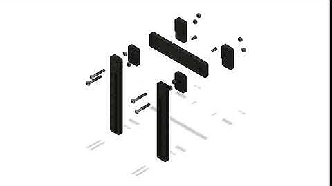 Bracket Assembly for cnc4newbie NewCarve Animation