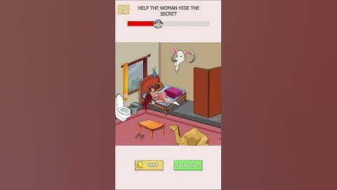 Tricky Twist Puzzle Level 38 help the woman hide the secret