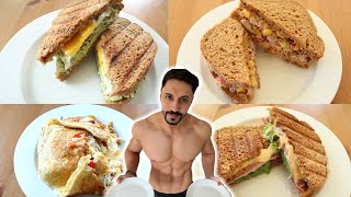 4 Sandwich Recipes  | وصفات ساندويش صحية عالفطور طيبة كتيير