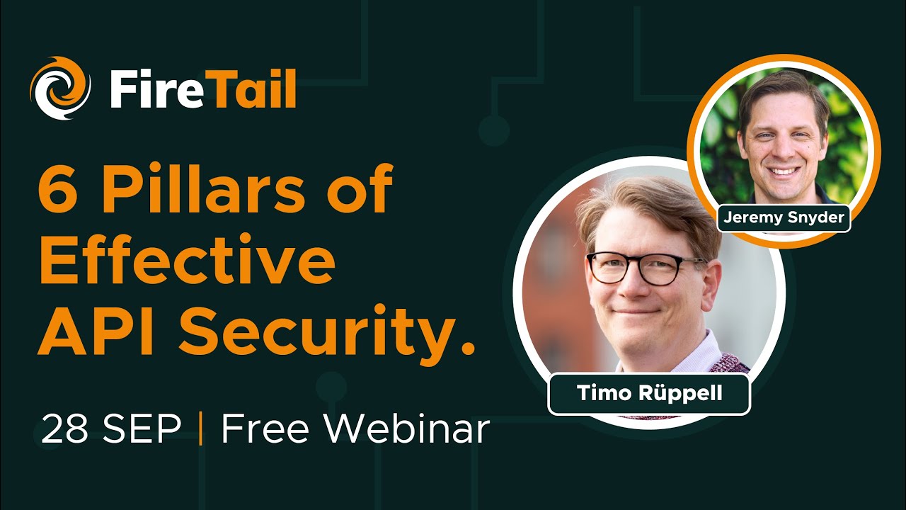 The 6 Pillars of Effective API Security Webinar - YouTube