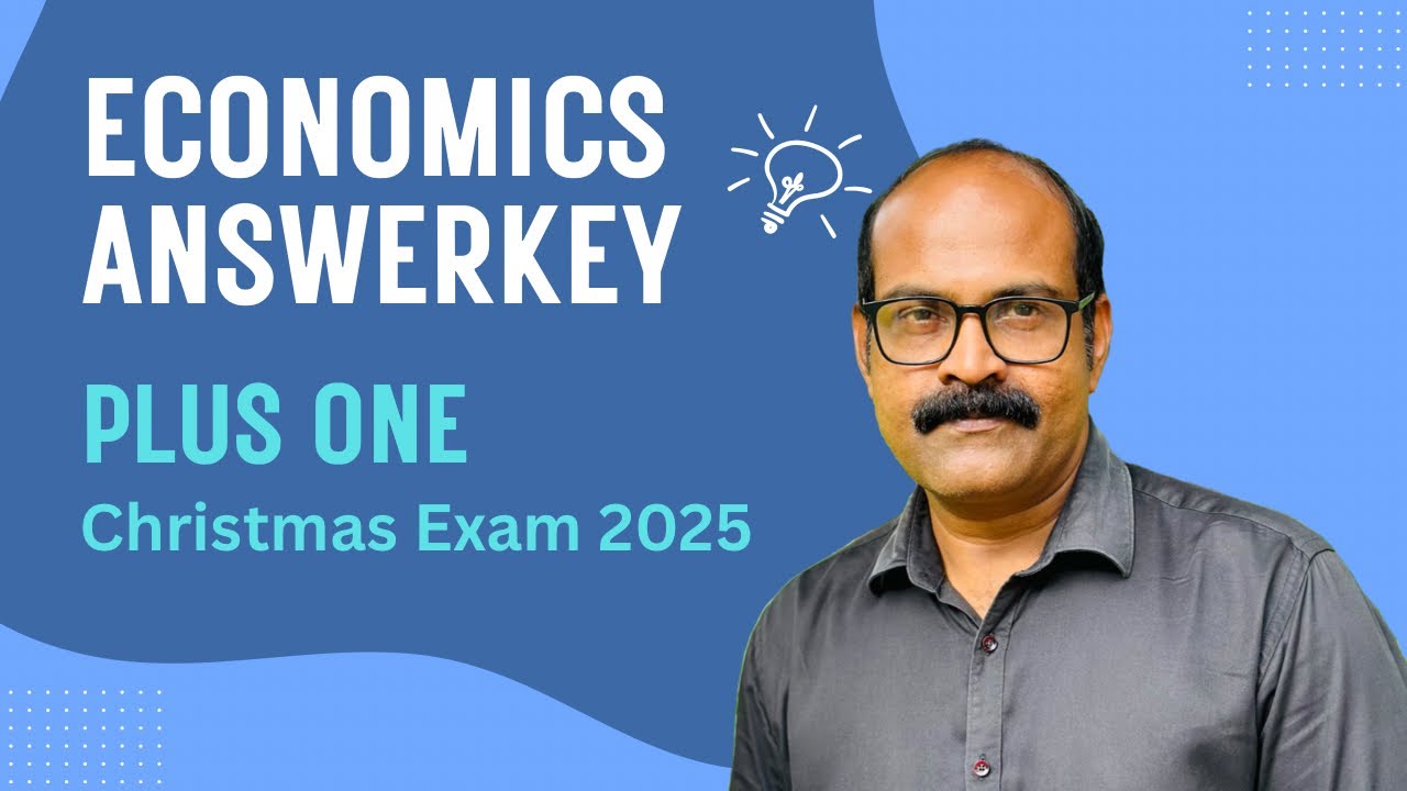 ANILKUMAR #ECONLAB is live Plus One ECONOMICS ANSWER KEY  #anilkumareconlab #plusone #economics 