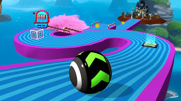 Sky Rolling Ball 3D Gameplay Speedrun iOS Android Level 170