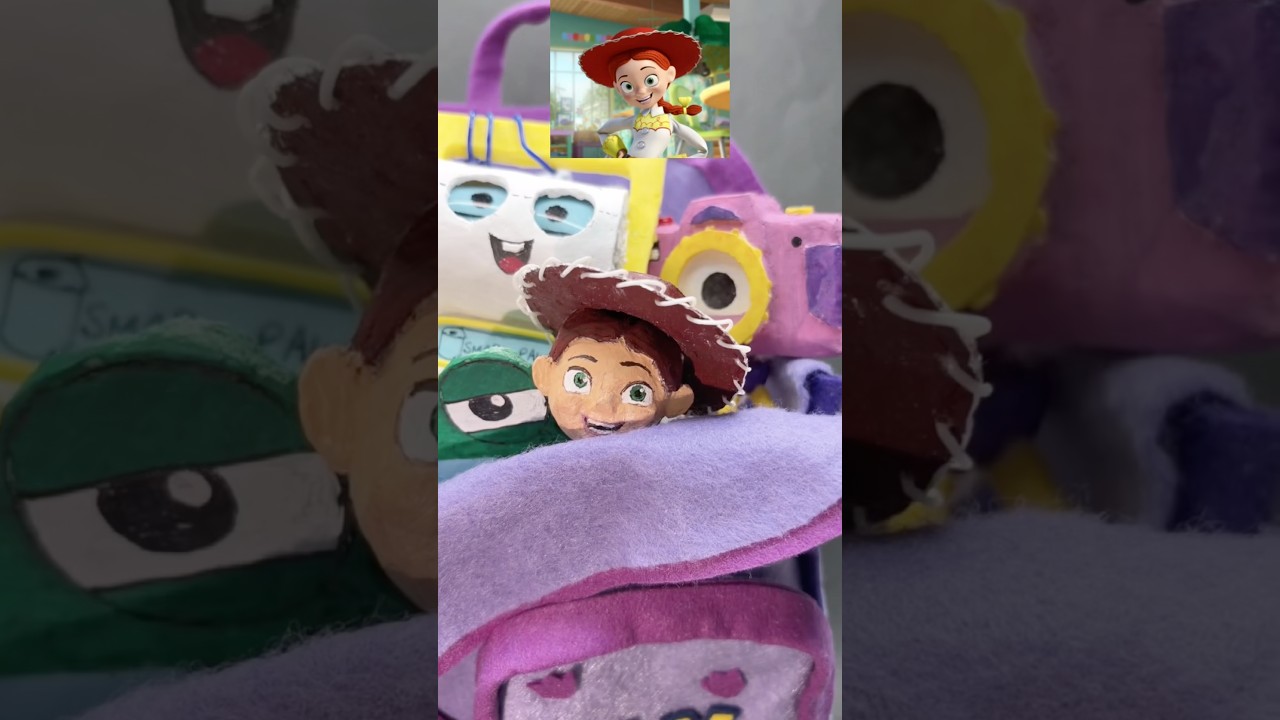 I made a Jessie from Toy Story 5 with 3D Pen #disney #toystory5