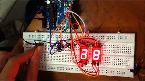 Display temperature on 7-Segment