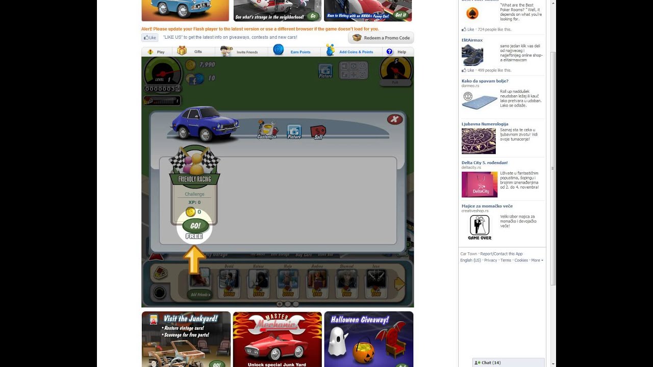 Car Town facebook gameplay GogetaSuperx YouTube