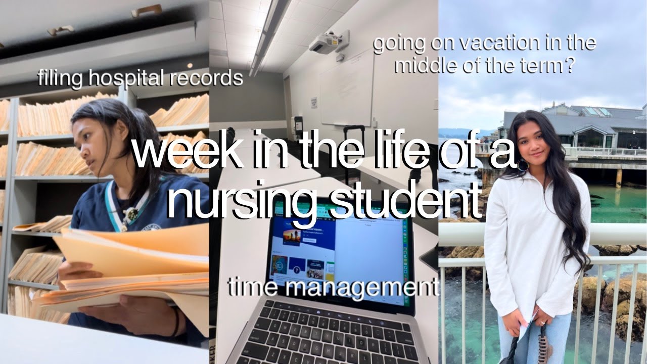 WEEK IN THE LIFE OF A NURSING STUDENT going on vacation while in nursing school, monterey bay