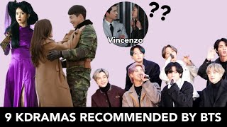 9 Kdramas Recommended By Bts 2021 Updated List