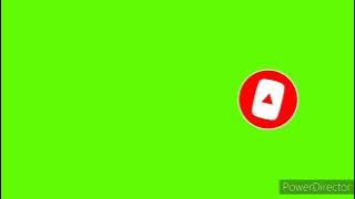 tombol subscribe green screen   bunyi loceng