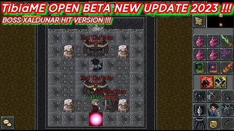 TibiaME OPEN BETA 2023 - NEW BOSS HIT & LIGHT PENTORA !!!