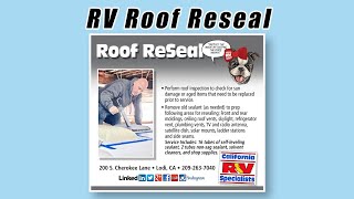 RV Roof Reseal: Why It's Critical