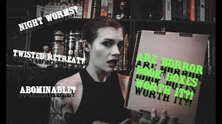 Are Horror Book Boxes Worth It? Honest Reviews | Violet Prynne
