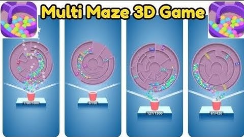 Multi Maze 3D  1 to 20 level  gameplay
