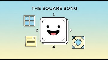 The Square Song for Kids | Four Equal Sides & Corners | Preschool & ESL