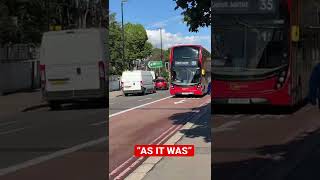 Volvo B5Lh Wright Srm & Adl Enviro400H Mmc London Buses On 35 Route As It Was