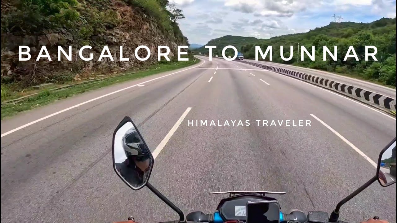 bangalore to munnar bike trip