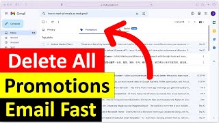 How To Delete All Promotions In Gmail At Once