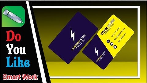 How to Create Business Card Design in Corel Draw | Visiting Card Design Tutorial In Urdu Hindi