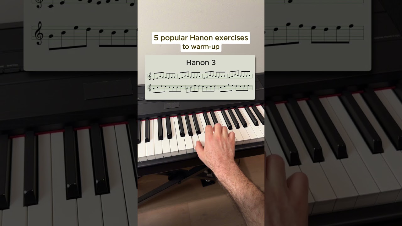 5 Popular Hanon Exercises to Warm Up on Piano🎹