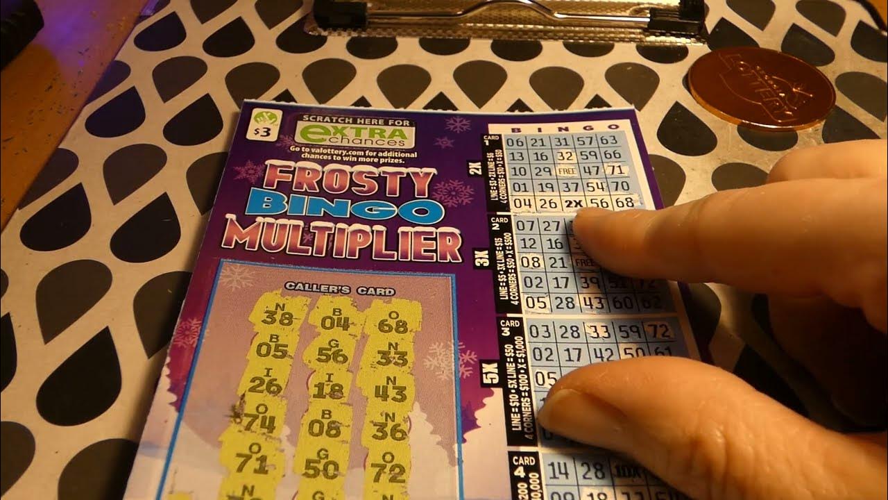 Frosty Bingo Multiplier 3 for Thursday 1359 YouTube