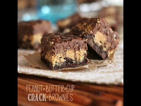 Peanut Buter Cup Crack Brownies