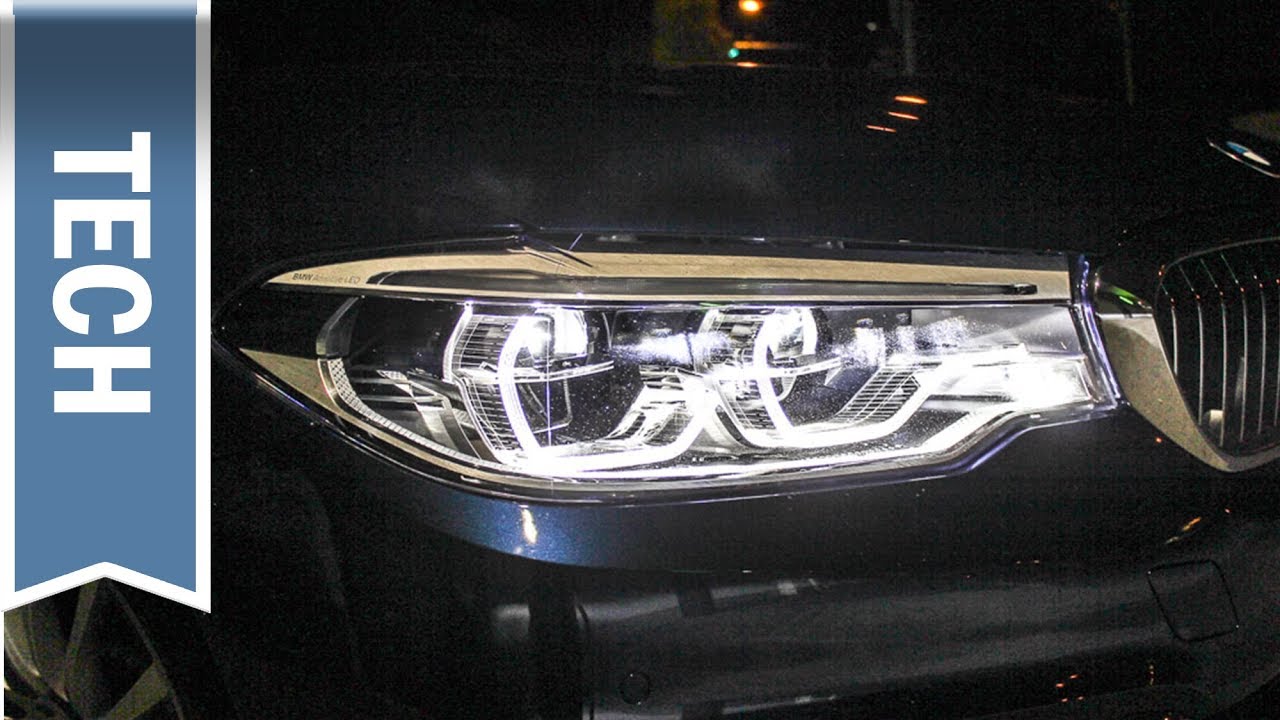 Adaptive LED Scheinwerfer & Fernlichtassistent im 5er BMW (2017): Test bei  Nachtfahrt 