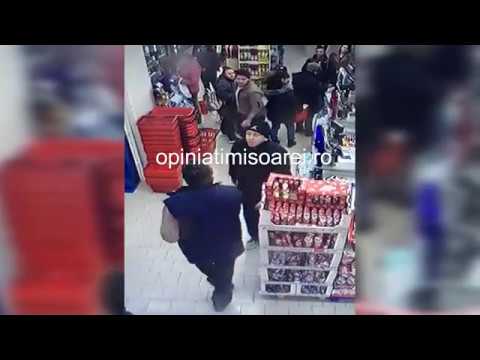 Amenintat cu pistolul la cap in magazin la Timisoara