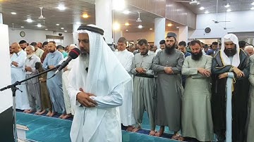 القارئ عمر عبدالله سلطان صلاة العيد في مسجد القادسية الاولى