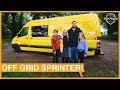 Family's Incredible Self-Build Sprinter Van - VAN TOUR!