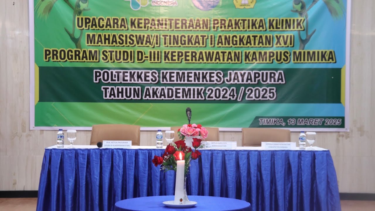 Upacara Capping day Angkatan XVI POLTEKKES JAYAPURA KAMPUS MIMIKA